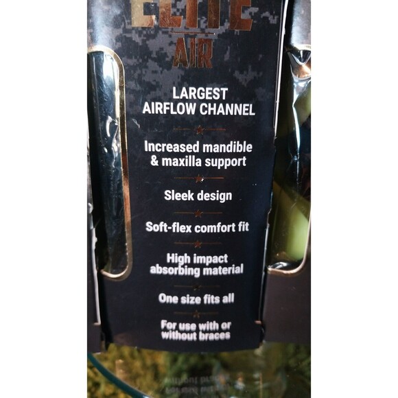 5 Pack Soldier Sports Lip Protector Mouth Guard w/Tether - One Size Green Goat - Picture 4 of 5